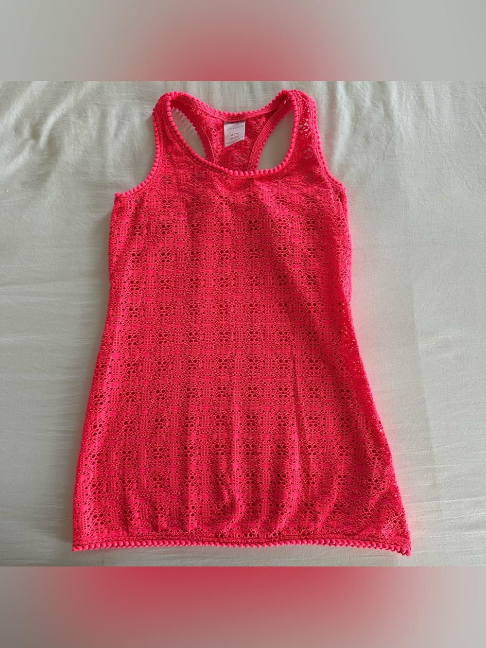 Girls Neon Xhilaration Swimsuit Cover Up M 7/8